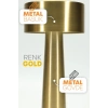 Gold Metal Dokunmatik Şarjlı Masa Lambası 3 Işık Parlaklık Ayarlı Gece Abajuru LED