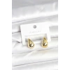 Gold Renk Damla Küpe 17 mm