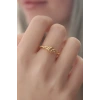 Gold Renk Halat Düğüm Model Kadın Yüzük