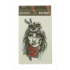 Gül Kuru Kafa Tattoo Dövme Sticker