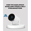 HDMI USB Bağlantılı 4K Destekli Taşınabilir Projeksiyon Cihazı