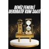 Hediyelik Eşya Retro Deniz Fenerli Kum Saati Ahşap Görünümlü Dekoratif Eşya