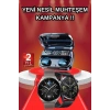 İkili Set Akıllı Saat Ve Bluetooth Kulaklık Kablosuz Uzun Pil Ömrü Spor Modları