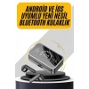İos Android Uyumlu Bluetooth Kulaklık Kablosuz Kulaklık Yüksek Basslı