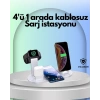 iPhone, Apple Watch ve AirPods ile Uyumlu 4ü 1 Arada Şarj Ünitesi – Tüm Apple Cihazları Tek Noktada