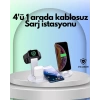 iPhone, Apple Watch ve AirPods ile Uyumlu 4ü 1 Arada Şarj Ünitesi – Tüm Apple Cihazları Tek Noktada