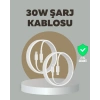 iPhone iPad Airpods Uyumlu 30W Type-C to Lightning Kablo