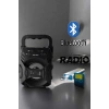 Işıklı Bluetooth Hoparlör Müzik ve Renkli Işık Taşınabiilir