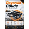 Işıklı Gövdeli Uzaktan Kumandalı Drone Oyuncak 360 Derece Takla Atabilen Uçuş Seti