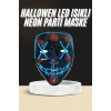 Işıklı Led Maske Parti Eğlence Maskesi Hallowen Neon Maske