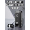 Kablolu Makaralı Bluetooth Kulaklık Uzun Pil Ömrü Dijital Göstergeli