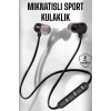 Kablolu Mıknatıslı Sport Kulaklık Bluetooth Bağlantılı