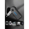 Kablosuz Bluetooth Aux Araç Kiti Siyah Hafıza Kartlı