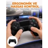 Kablosuz PS4 Oyun Kolu – Çift Titreşimli Motor, Uzun Pil Ömrü ve Hassas Kontrol Yeni Nesil