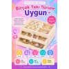 Kadife Kaplamalı Şeffaf Takı Kutusu Çekmeceli Saat Yüzük Kolye Organizeri