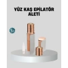 Kadınlar İçin Yüz ve Kaş Epilatörü – Hassas Cilt Dostu, Pil ile Çalışan, Taşınabilir ve Şık Tasarım