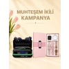 Kadınlara Özel Bileklik Hediyeli Akıllı Saat ve Dijital Göstergeli ANC Özellikli Bluetooth Kulaklık