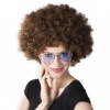 Kahve Renk Kıvırcık Afro Bonus Peruk Bx40