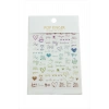 Kalp Yazılı Tattoo Dövme Sticker