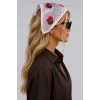 Kiraz Örme Bohem Bandana
