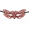Kırmızı Dantel Masquerade Maskesi 9 No Bx40