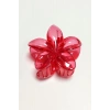 Kırmızı Lotus Toka 8 cm (Kartsız)