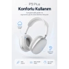 Kulak Üstü Kablosuz Bluetooth Kulaklık Yumuşak Pedli Mikrofonlu Günlük Kullanım