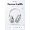Kulak Üstü Kablosuz Bluetooth Kulaklık Yumuşak Pedli Mikrofonlu Günlük Kullanım