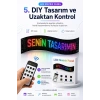 Kumandalı LED Matrix Panel Kayan Yazı Tabelası Renkli Mesaj Ve Saat Gösterimli