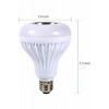 Kumandalı RGB Led Işık Bluetooth Hoparlör Ses Lambası Renkli Ampul