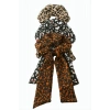 Kuyruklu Leopar Desenli Simit Toka