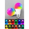 Led Ampul Enerji Dostu RGB Işıklı 100W Led Işık