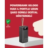 LED Ekranlı Çok Fonksiyonlu Taşınabilir Şarj Ünitesi Powerbank