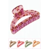 Leopar Desenli Oval Mandal Toka 8 cm