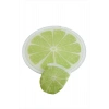 Limon Desenli Kore Yelpaze