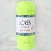 Loren Macrame Neon Sarı El Örgü İpi - L114