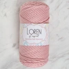 Loren Polyester Soft Macrame Pembe El Örgü İpi - LM042 - 34446