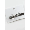 Love Yazılı İnci Pens Toka