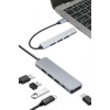 Macbook Pro/air Uyumlu USB Type-C 8 In 1 Hub Dönüştürücü Çevirici Çoklayıcı USB Hdmı Micro Sd 8 Girişli