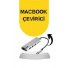 Macbook Pro/air Uyumlu USB Type-C 8 In 1 Hub Dönüştürücü Çevirici Çoklayıcı USB Hdmı Micro Sd 8 Girişli