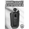 Makaralı Bluetooth Kulaklık Kulak İçi Android iOS Uyumlu Titreşimli