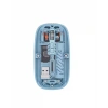 Mavi Kablosuz Mouse Bluetooth ve USB Çift Mod Bağlantılı