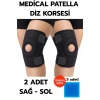 Topuk Çorabı 2li Sağ Sol+ Medical Patella Destekli Dizlik + Termojel – Ortopedik Destek Seti