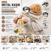 METAL  DONDURMA - KURABİYE KAŞIK (5047)