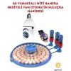 Mz-80/240 Çift Viyollü Tam Otomatik Kuluçka Makinesi Wifi Ampul Kamera Hediyeli Çiftlik Tipi