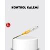 Neon Lambalı Elektrik Kontrol Kalemi Nikel Kaplama 110-220V