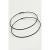 Noktalı Metal Halka Küpe 8-9-10 cm