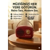 Nostaljik Retro Bluetooth Hoparlör