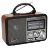 Orta Boy Retro, Nostaljik, Ahşap Tasarım Bluetooth Hoparlörlü, Şarjlı, Taşınabilir FM/AM Destekli Radyo NS-8897 (5047)