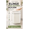 Otomatik Açılıp Kapanan Kapak Sensörlü Çöp Kutusu 20 Litre İç Hacim Geniş Büyük Boy